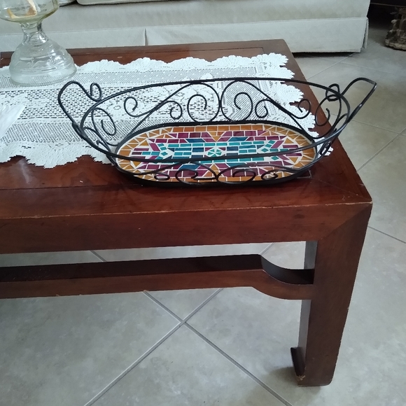 Not Available  Mosaic basket - Picture 4 of 4